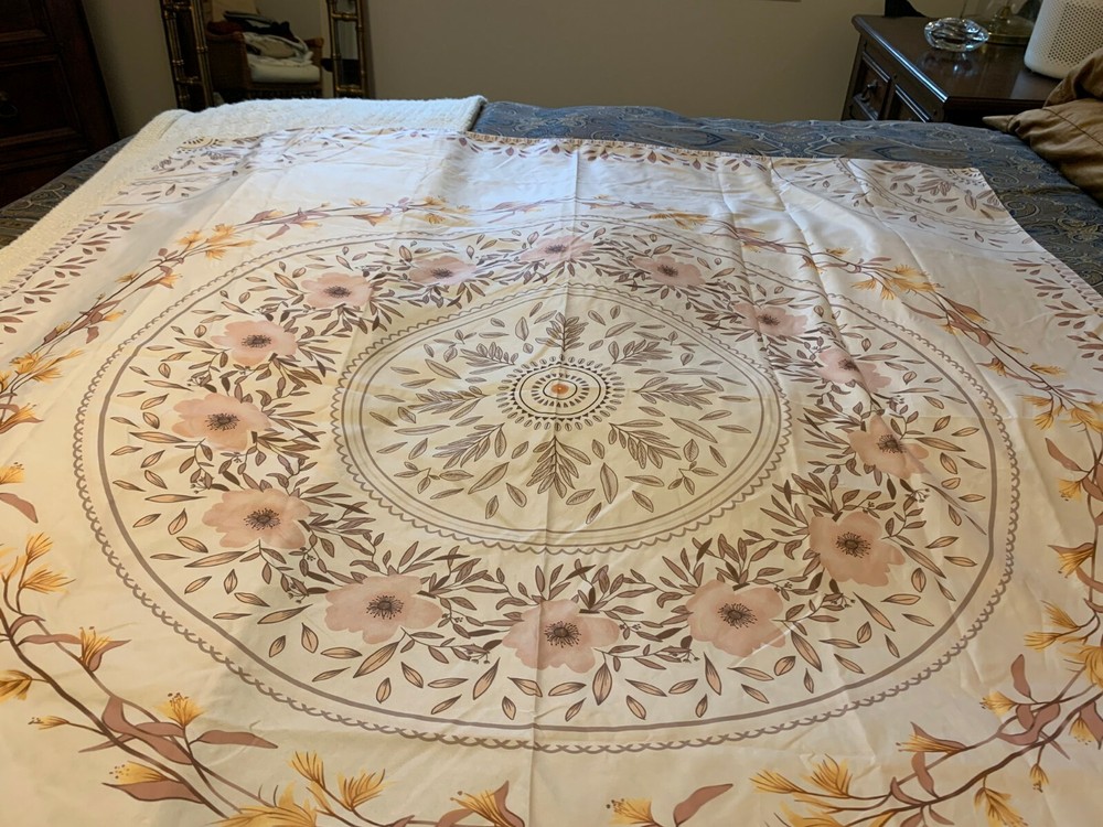 LIGHT AND AIREY 56" X 56" TABLECLOTH
