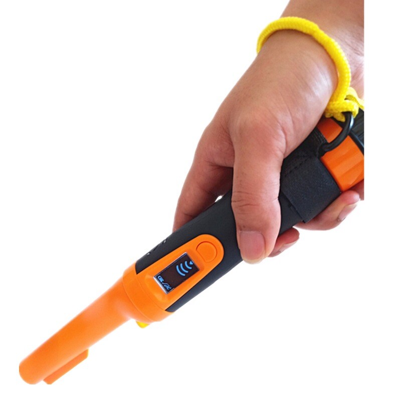 LED Display Waterproof Handheld Pin-pointer Metal Detector - 360° Search