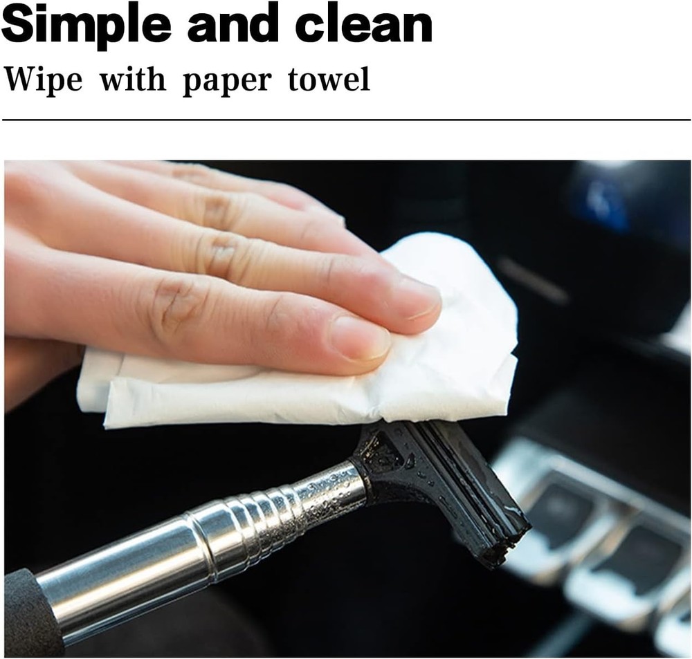 Ultimate 98cm Telescopic Auto Squeegee with Soft Handle - Perfect for Rainy Days