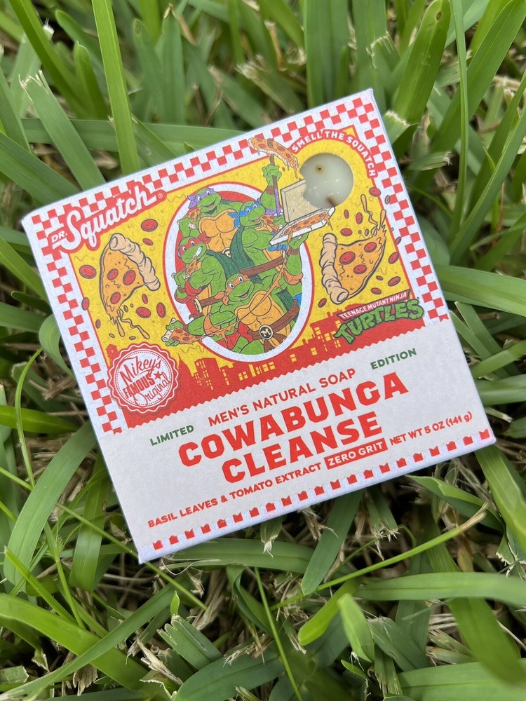 Dr Squatch Soap Cowabunga Cleanse TMNT Limited Edition