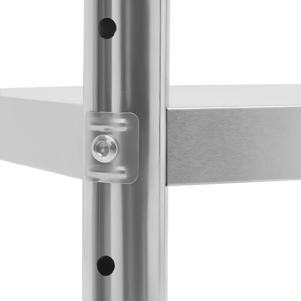 Double Overshelf Stainless Steel Overshelf 2-Tier 12”x 30/60 inch for Prep Table