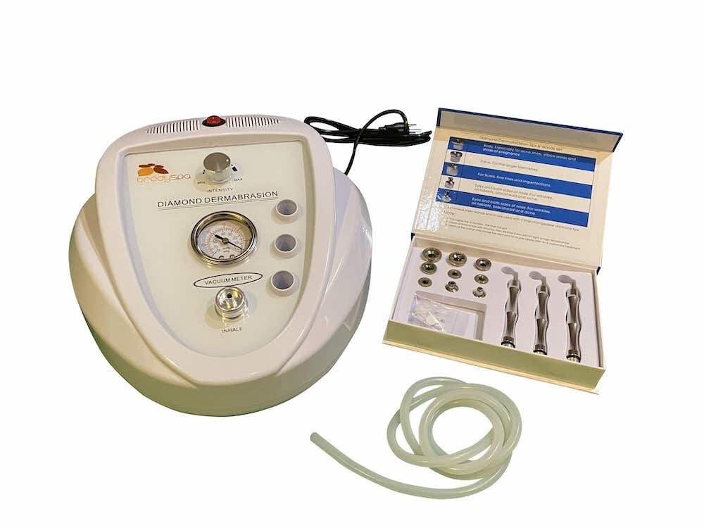 Brody Spa Microdermabrasion Machine with 9 Diamond Tips & 3 Wands