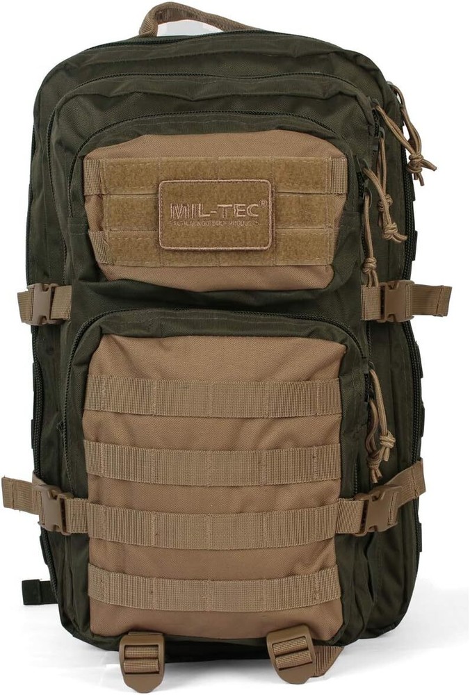 MIL-TEC Backpack US Assault Pack Molle System Large 36L - RANGER GREEN/COYO