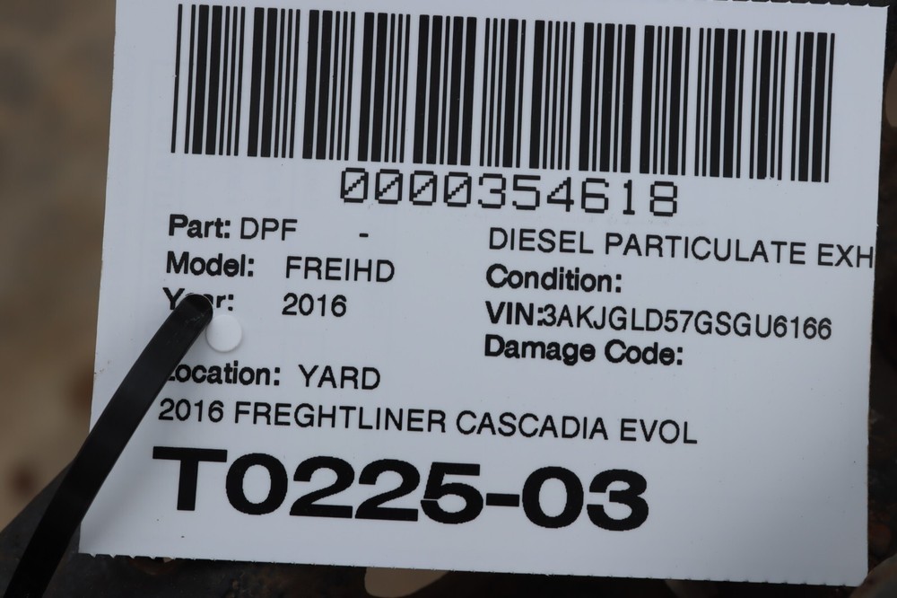 13-20 FREIGHTLINER CASCADIA 125 EVOLUTION DD15 DPF DIESEL PARTICULATE FILTER OEM