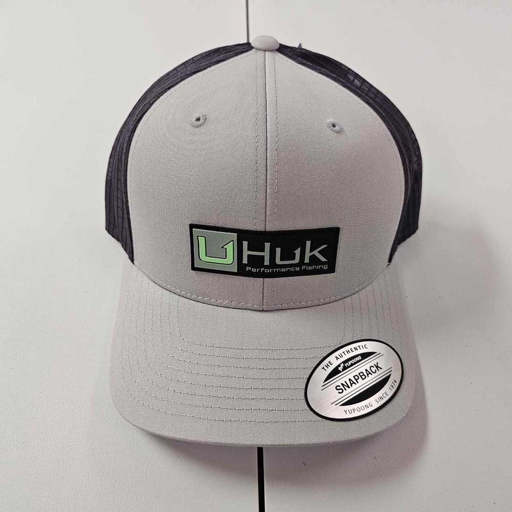 Huk Grid Mesh Trucker Hat Cap Adjustable NWT!!