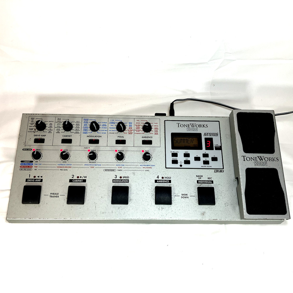 Korg Toneworks AX1000G Multi Effects Pedal Used Tested
