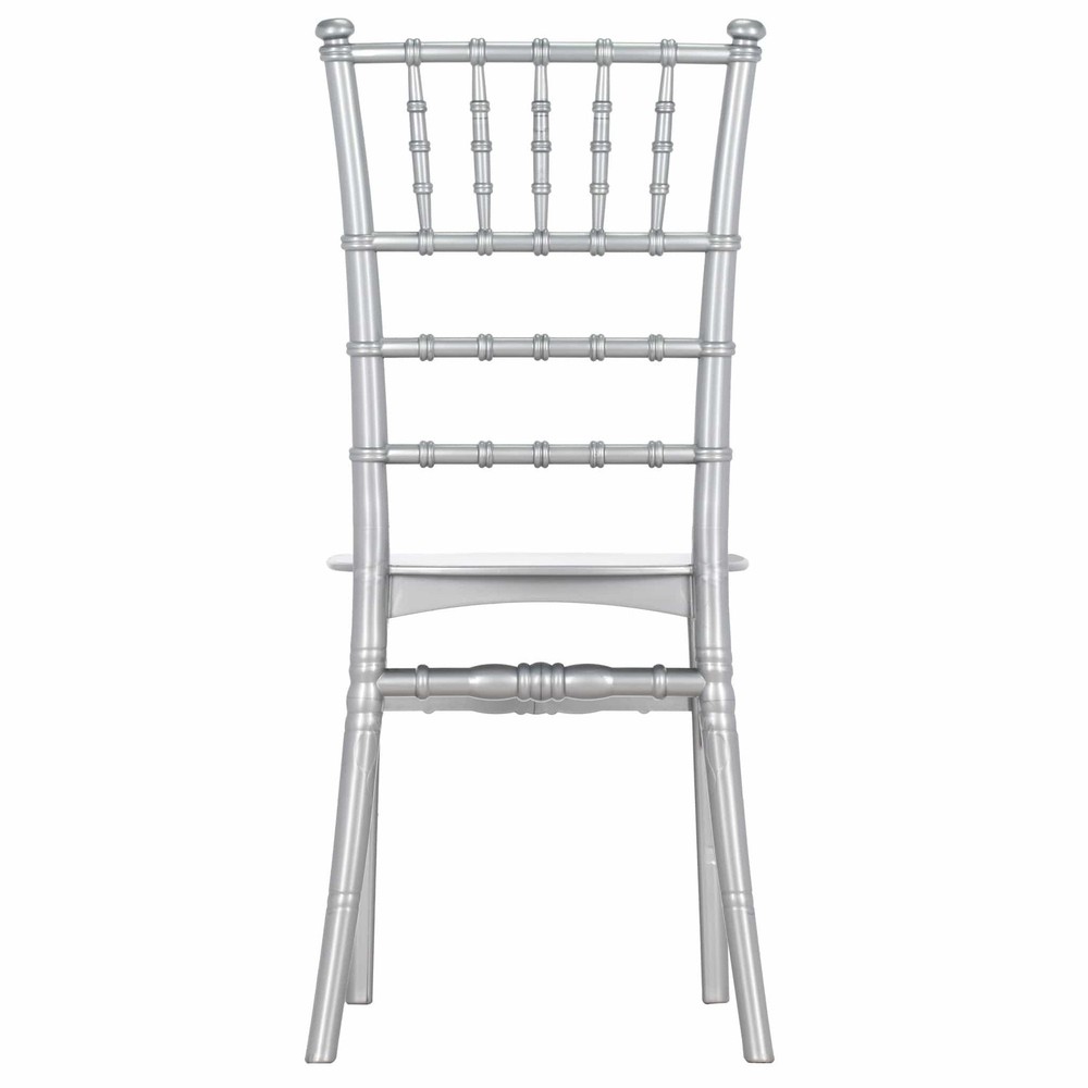 Silver BasicResin™ Chiavari Chair by Chivari