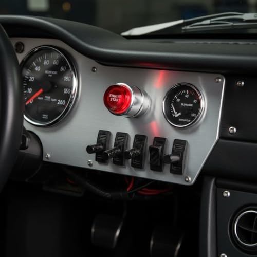 12V 20A Racing Car Vehicle Engine Start Push Button Switch Ignition Red