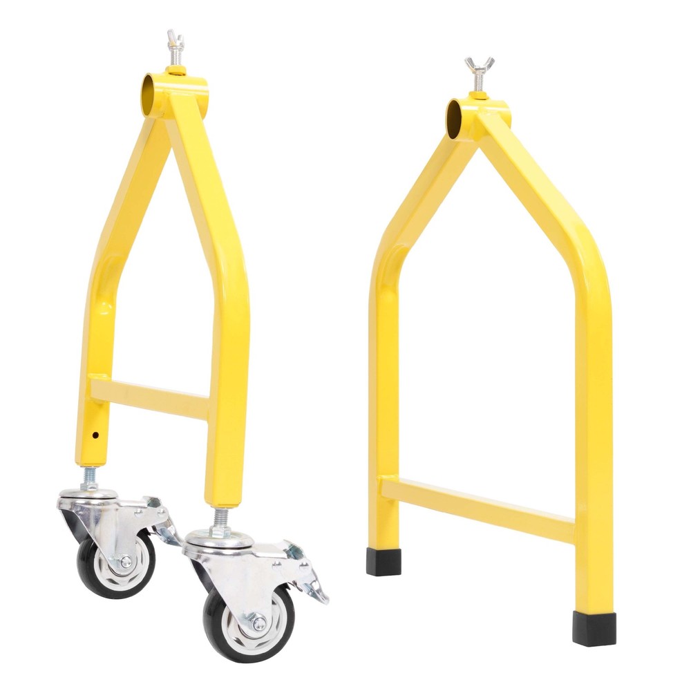 Universal Wire Spool Rack Holder on Wheel Dispenser Electrical Wire Pulling Rack