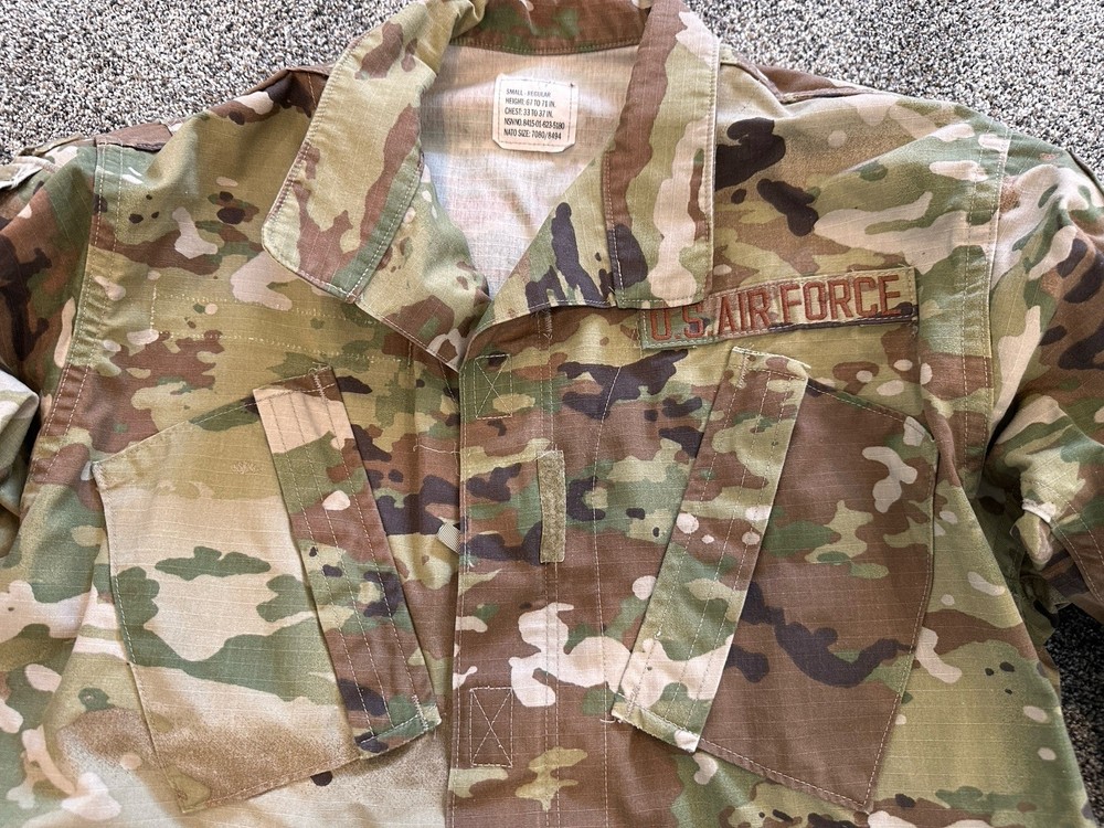 USAF OCP Coat Top MultiCam Size Small Regular EUC