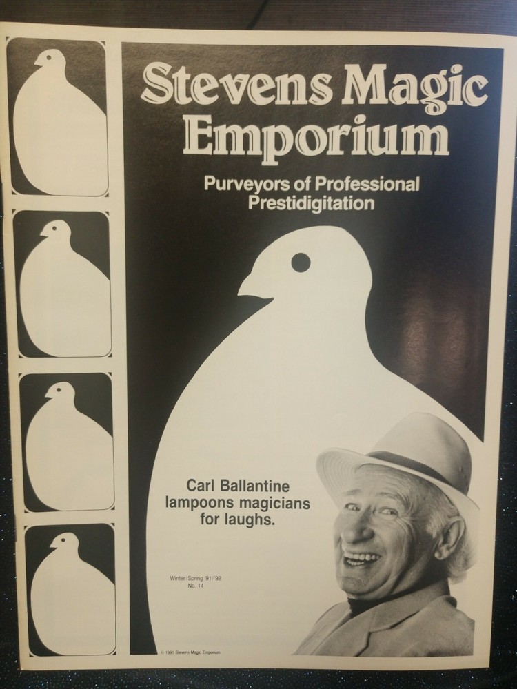 Steven Magic Emporium Catalog Carl Ballantine Winter/Spring 1991
