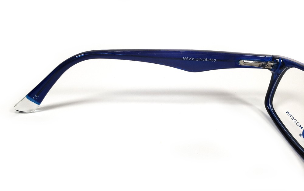 NEW MODERN OPTICAL ACCESS 54-18-150 NAVY BLUE RX EYEGLASSES FRAMES
