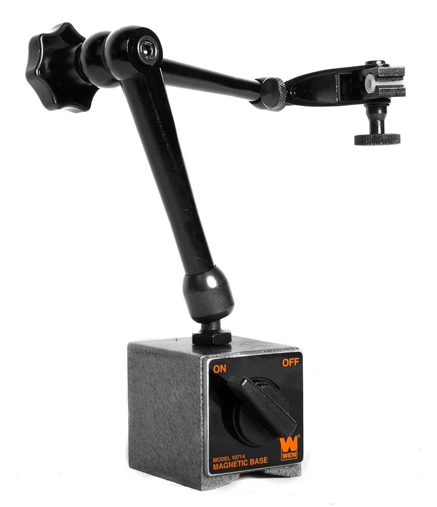 Magnetic Base for Dial Indicators, Three Segment, Industrial Strength with Quick