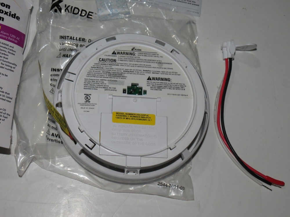 Kidde Carbon Monoxide Alarm Digital Display 900-0121 Open Box