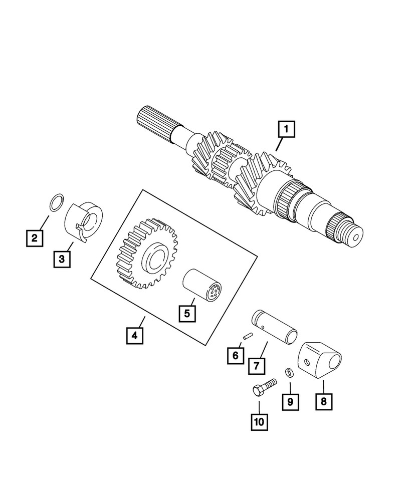 Genuine Mopar Hex Head Bolt 68146109AA