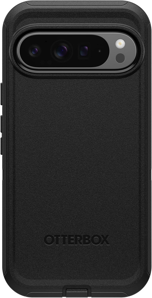 Black Case For Google Pixel 10 Pro OtterBox Defender Series Case + CLIP