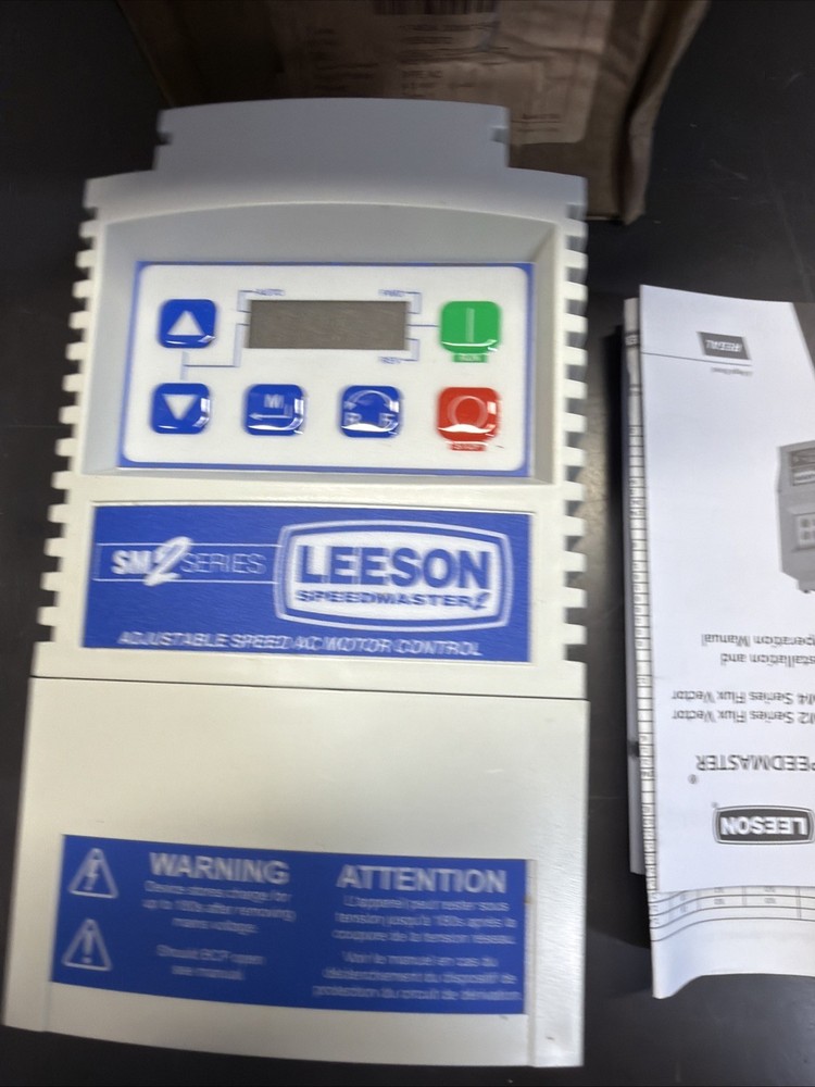 Leeson Speedmaster Adjustable Speed AC Motor Control 174634