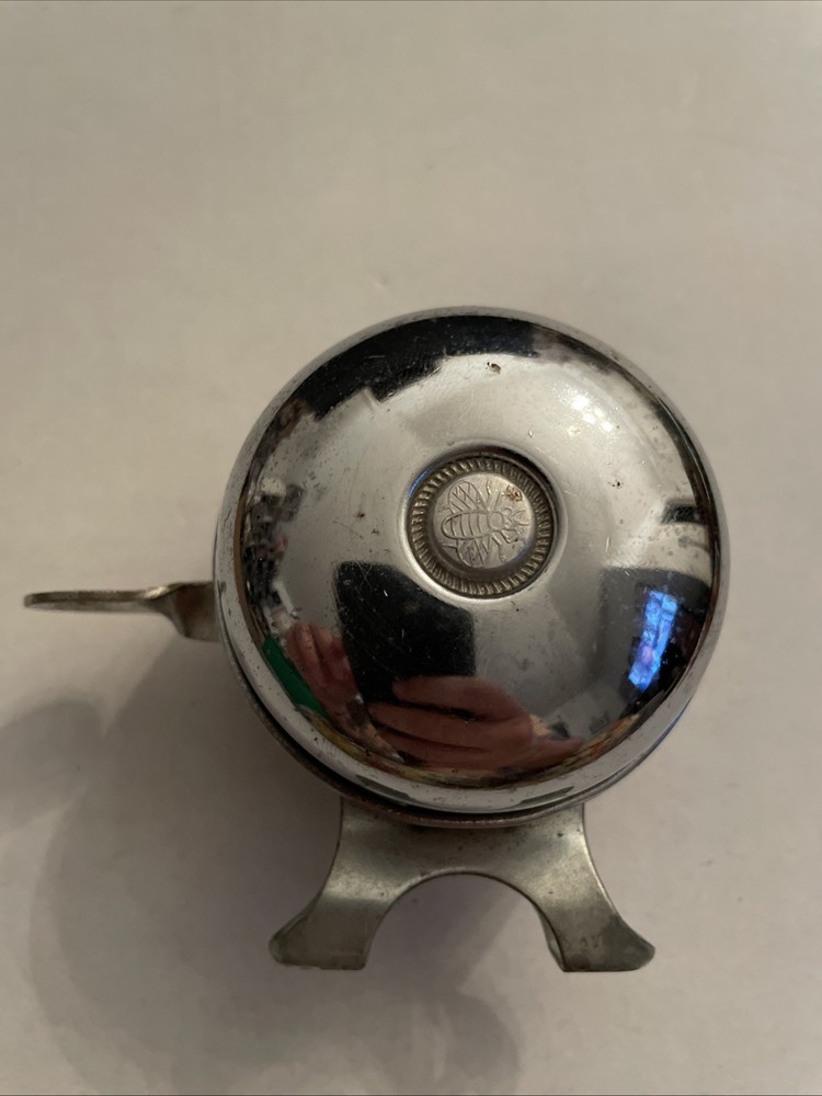 Vintage Bee Brand Bicycle Bell Double Sided Handlebar Mount