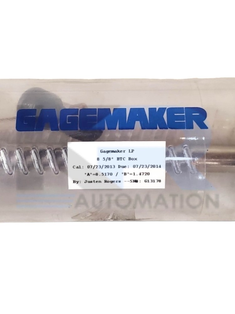 NEW Gagemaker 8-5/8" BTC Box Standard Rod