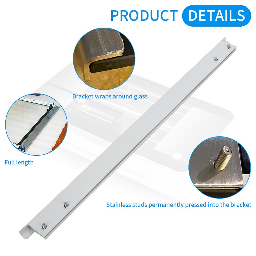 For GLOWFORGE LID Hinge Repair Bracket For Standard, Basic, Pro model Aluminum