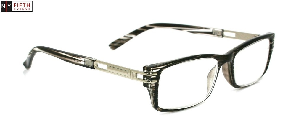 The Hudson, Premium Reading Glasses, Unisex Rectangular Premium Reading Glasses.