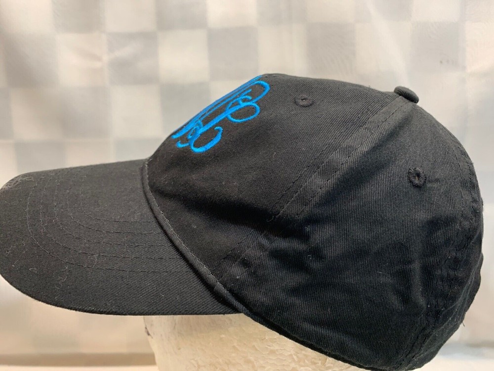 MWL Black Blue Adjustable Youth Baseball Ball Cap Hat