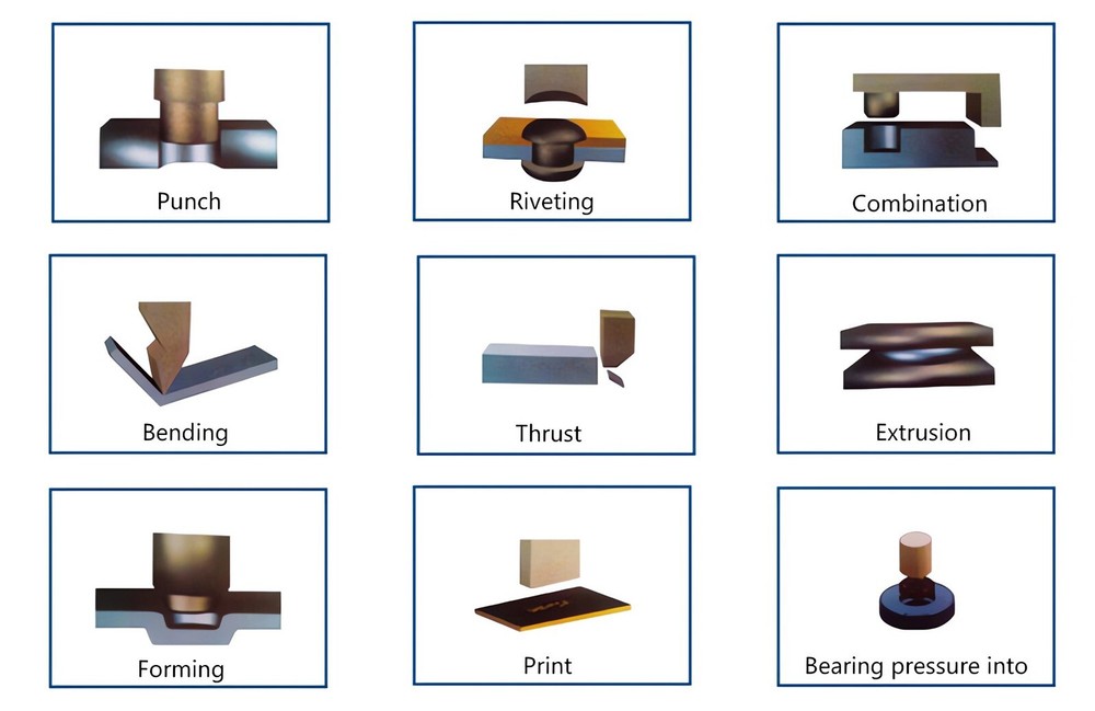 3T Larger Plate Pneumatic Press Punching Machine Forming Machine w/controller