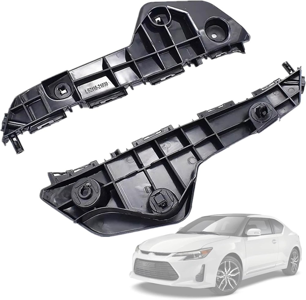 Right & Left Front Bumper Brackets Set Driver and Passenger Side Fit for Scion T