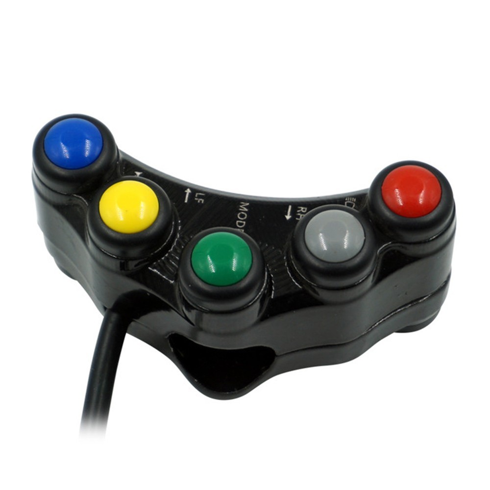 7/8" 22mm Motorcycle Switches Handlebar Control Switch Button ON OFF Start Kill
