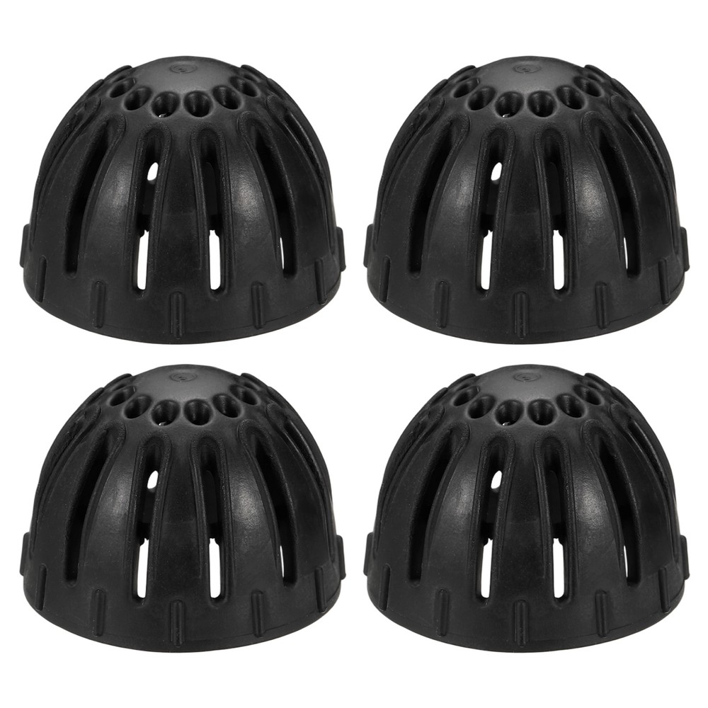 4Pcs Egg Cleaning Brush Silicone Egg Washer Rotating Scrubber Tools Black