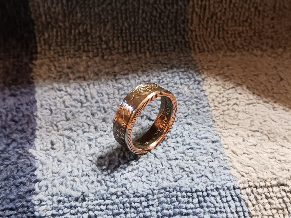 NEBRASKA State Clad Washington Quarters coin ring 6 (2006)