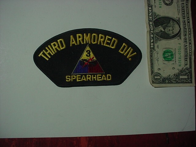 Patch - MILITARY 3rd ARMORED DIVISION Spearhead