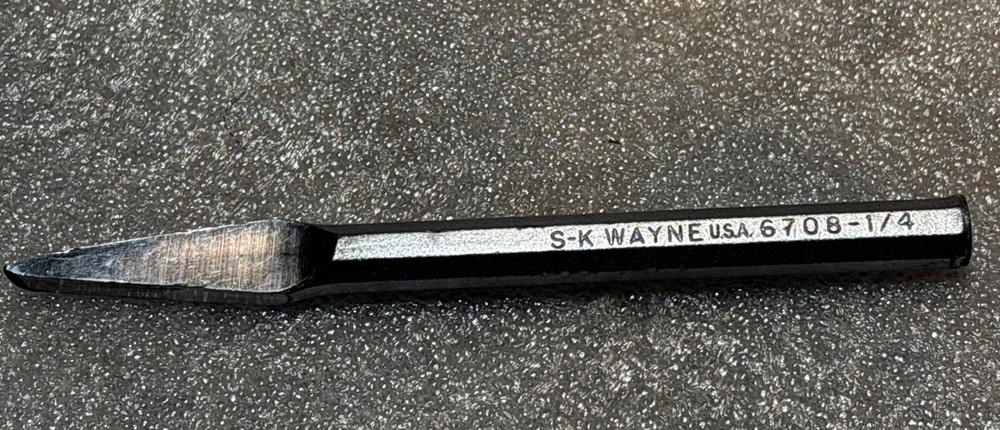 Vintage S-K Wayne Cape Chisel 6708 -1/4”