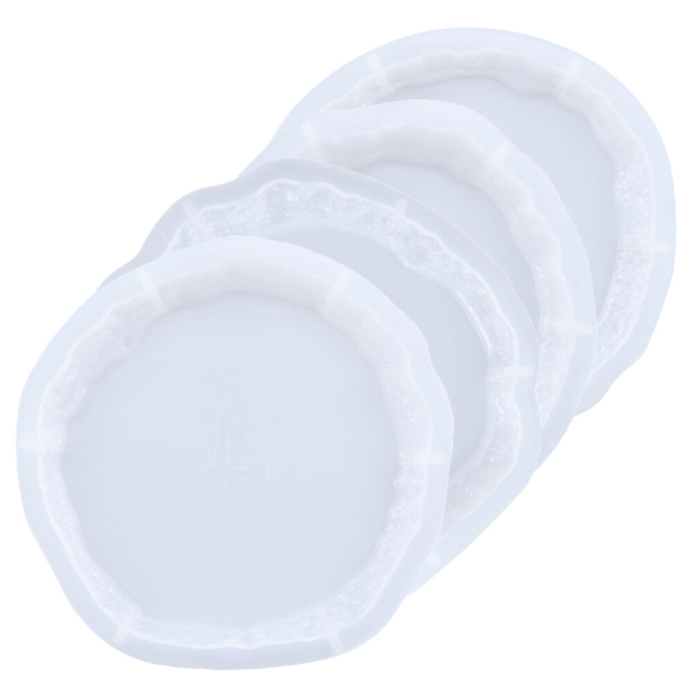 4pcs Silicone Mold Making Mold Coaster Coaster Mold