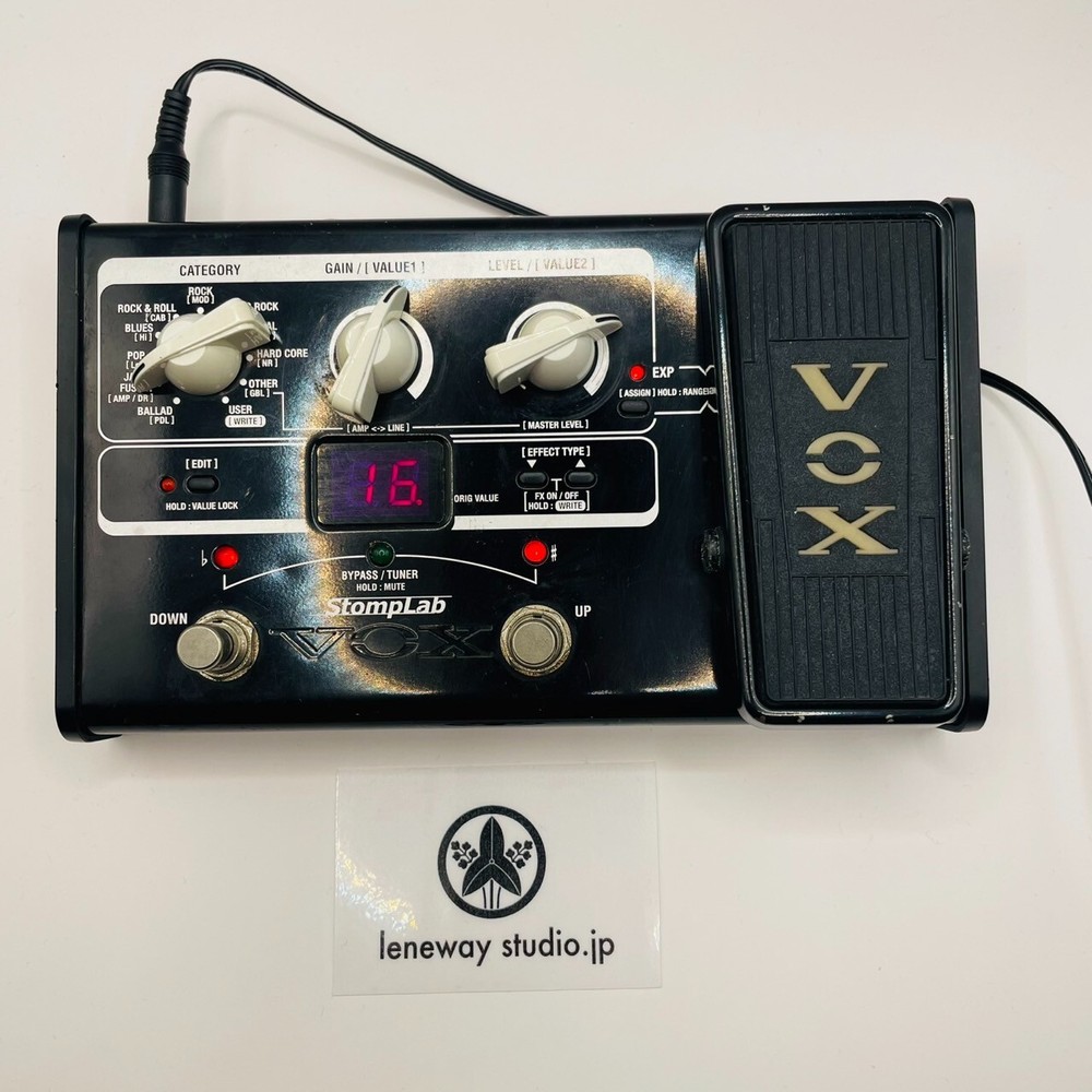VOX StompLab SL2G Modeling Guitar Floor Multi-Effects Pedal tested to work