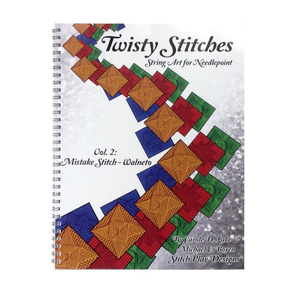 "TWISTY STITCHES" String Art for Needlepoint Book, Vol 2