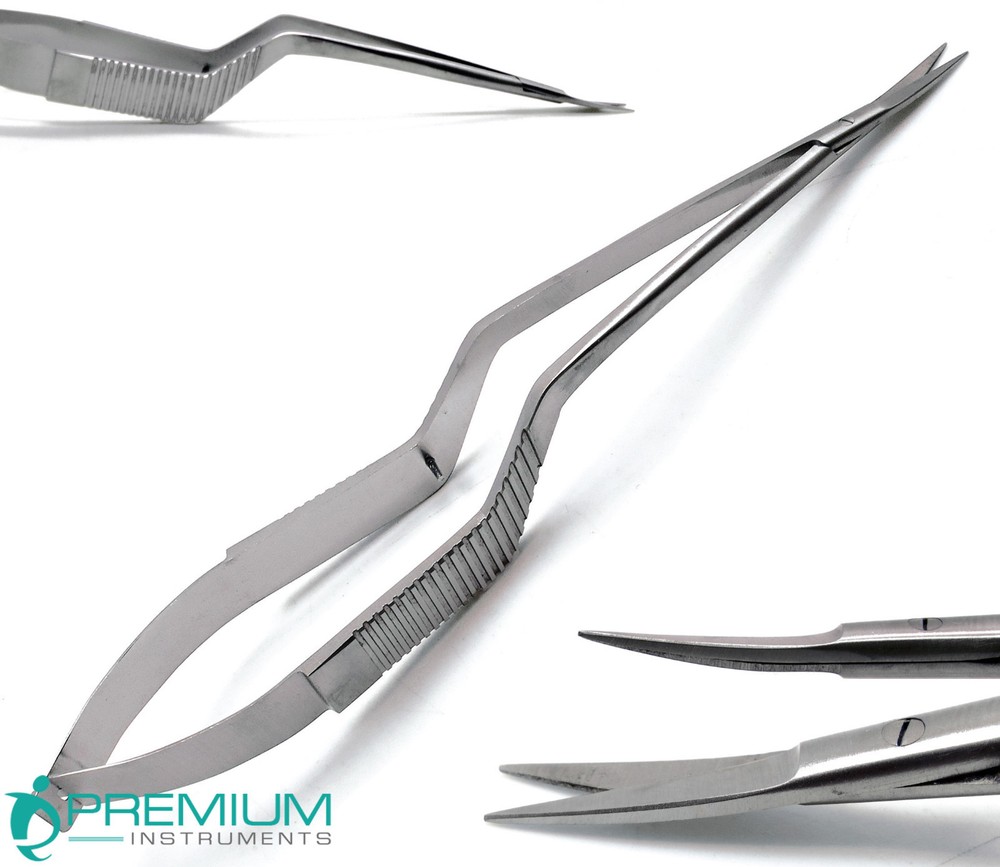 Micro Scissors 7.5" Yasargil Sharp/Sharp Curved Surgical Premium Instruments