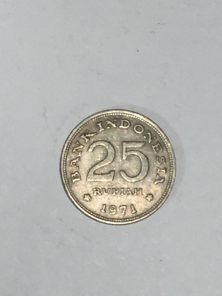 Monnaies, Indonésie 25 rupiah 1971