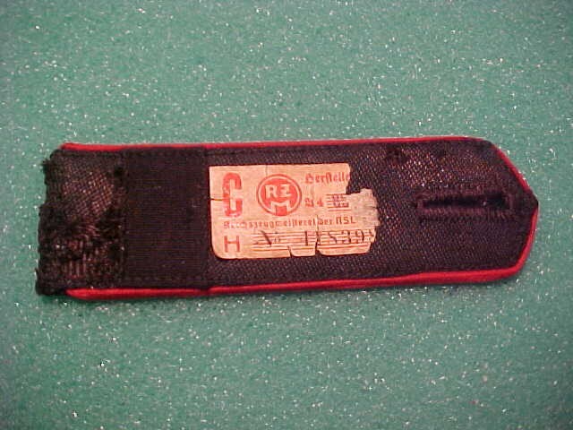 WW2 GERMAN BOYS # 196 SHOULDER BOARD STRAP ORIGINAL
