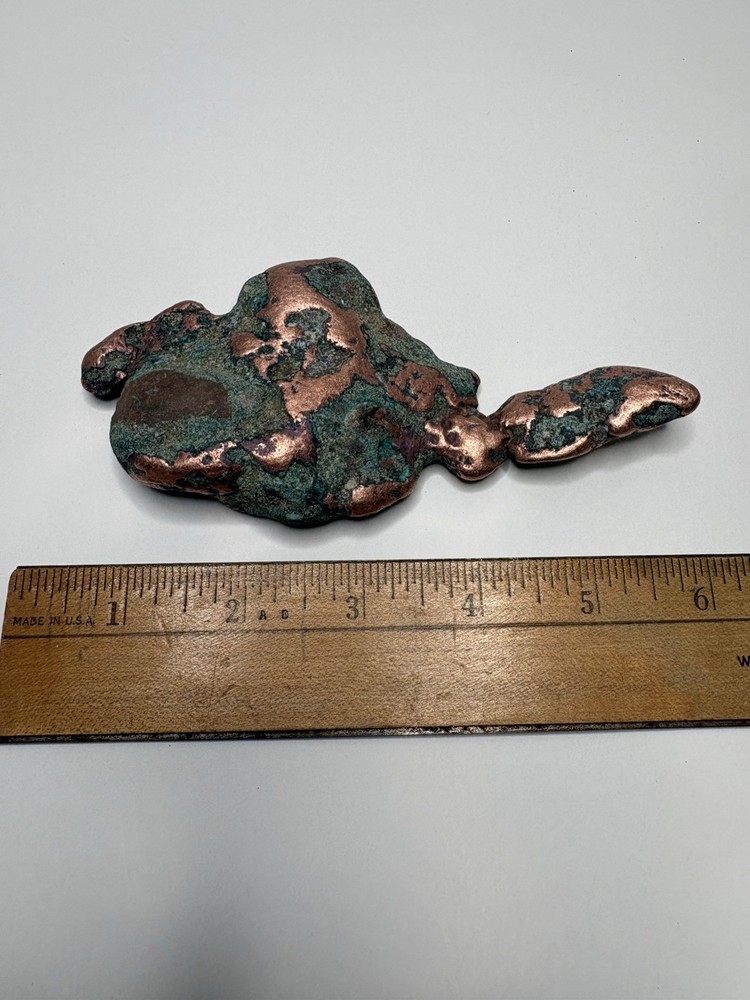 Pure Solid Native Michigan Float Copper Mineral Display Specimen Upper Peninsula