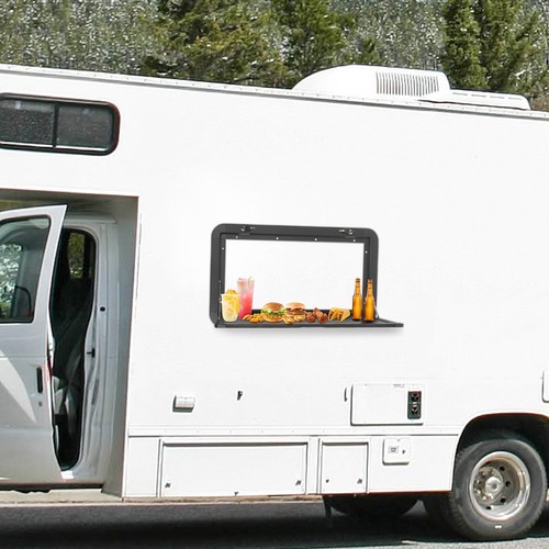 Foldable Rv Dinette Tables Campervan Outside Picnic Wall Mounted Rectangular