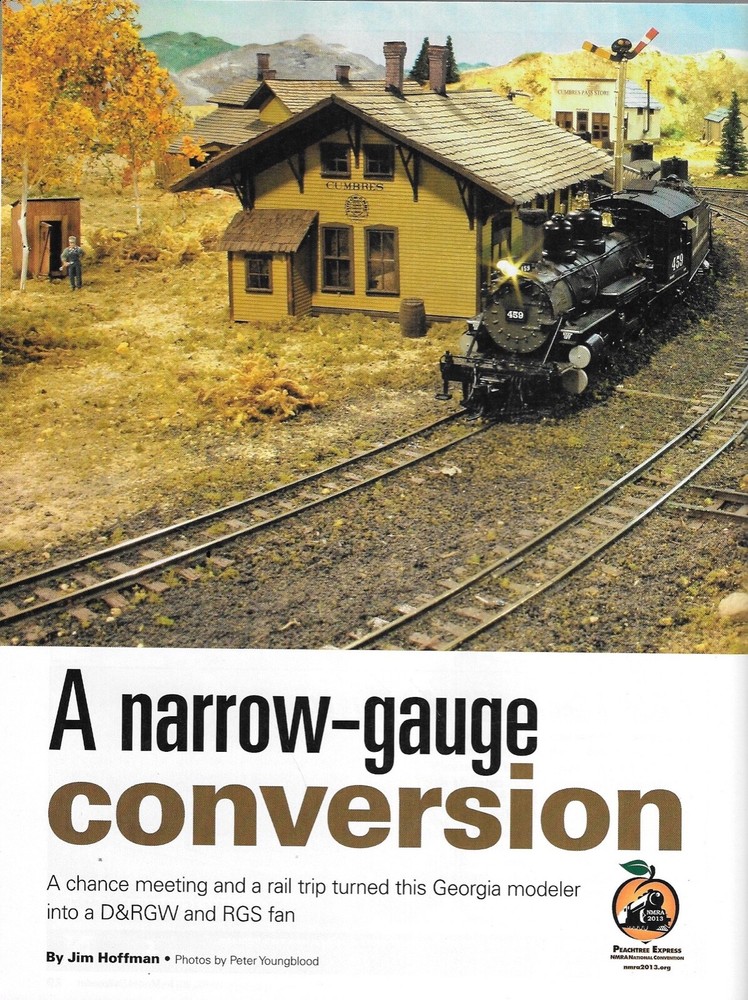 Model Railroader April 2013 Coal Mountain Car Ferry Track Plan DCC Power Trees