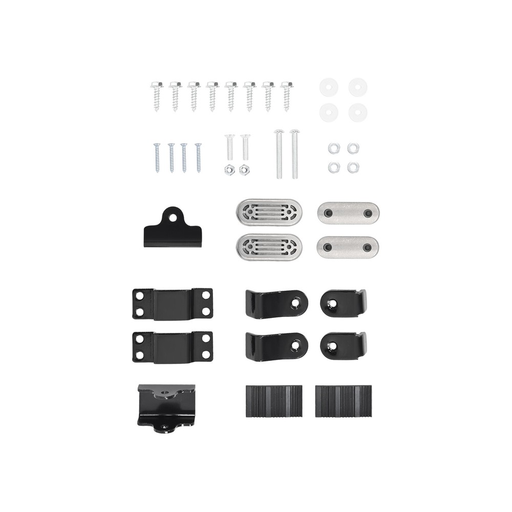 60" Bunk Ladder Aluminum Silver & Black For RV Camper Trailer or Home Garden