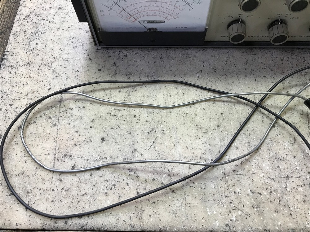 Vntg Heathkit Utility Solid State Voltmeter Model IM-16 - Powers On - 902 2401