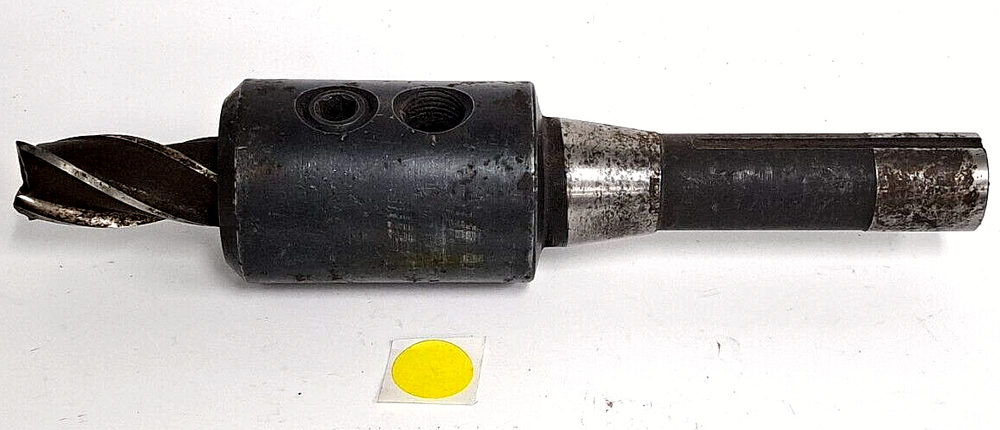 UNBRANDED BORING HEAD ADAPTER W/DRILL BIT R8-7/8" HSS