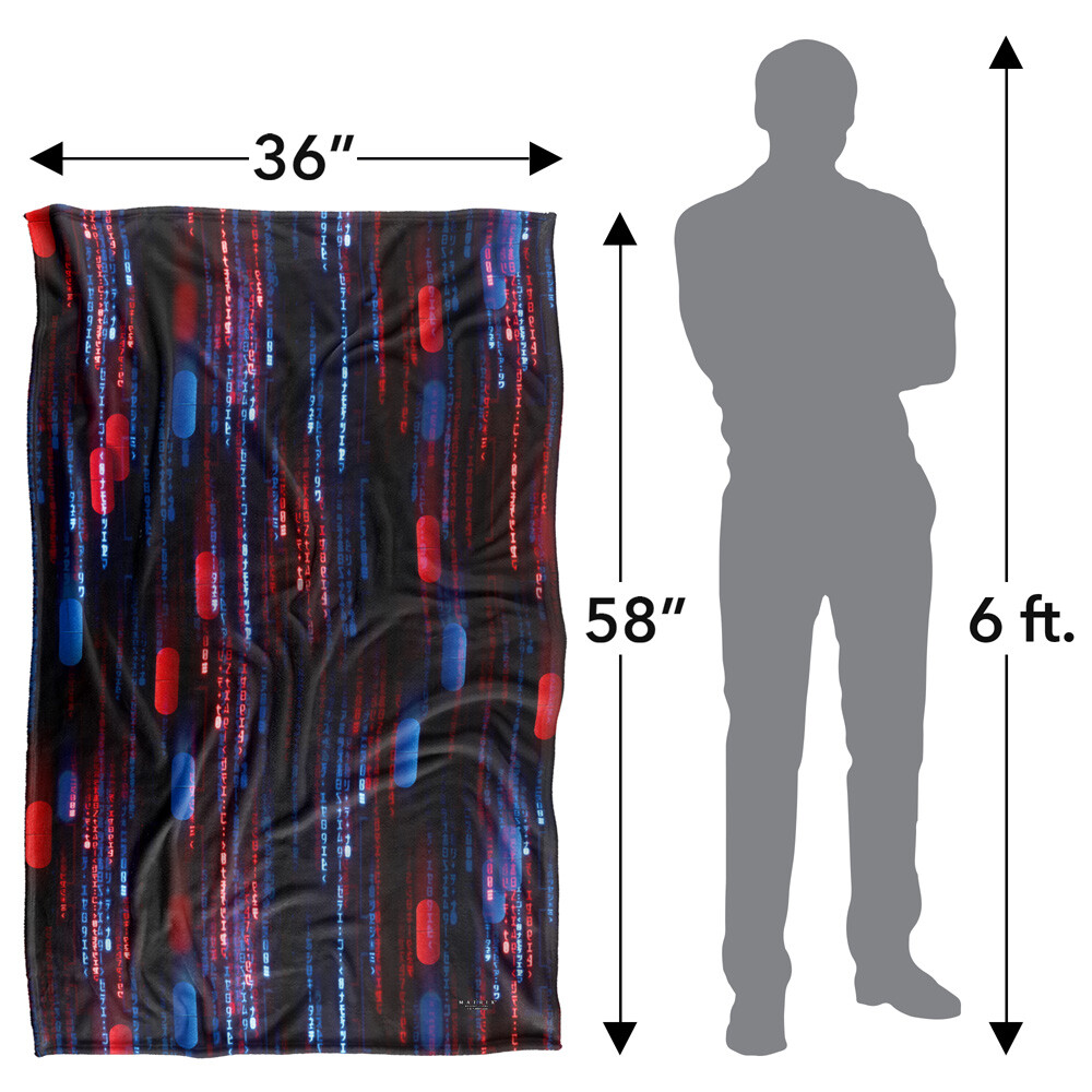 The Matrix (2021) Pill Code Silky Touch Super Soft Throw Blanket