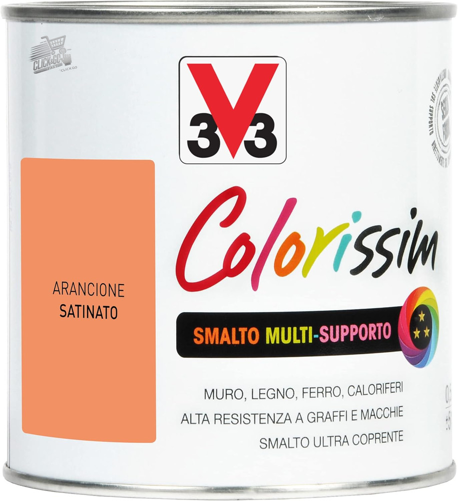Multi-support enamel colorissim orange 0.5 L