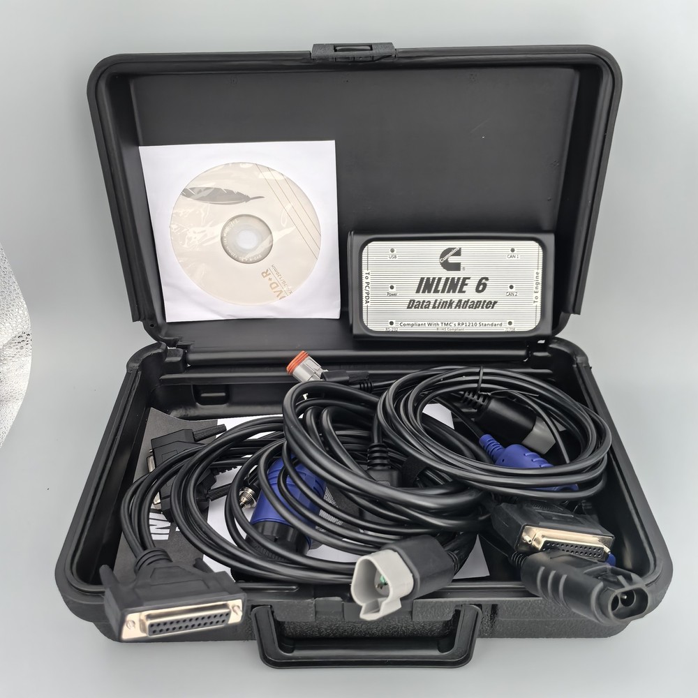 Inline6 Data Link Adapter Heavy Duty Scanner insite v8.7 For Cummins Engine NEW
