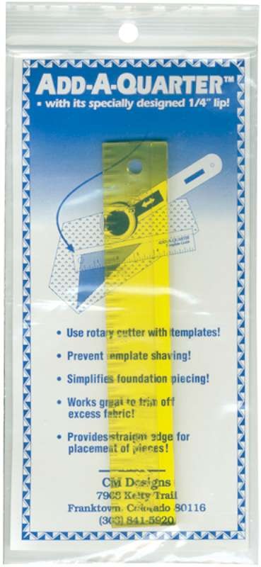 Add-A-Quarter Ruler 6"