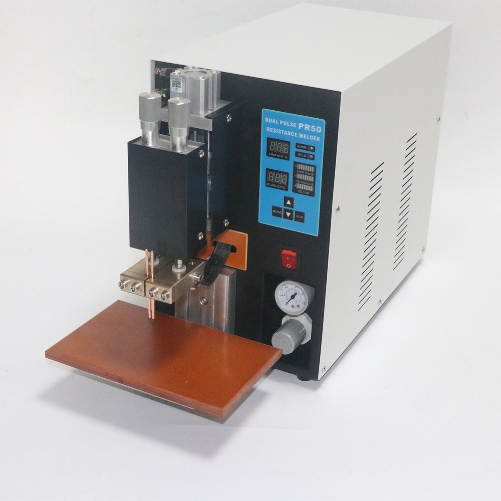 Dual Pulse Battery Spot Welder Microcomputer Machine Battery Pack PR50